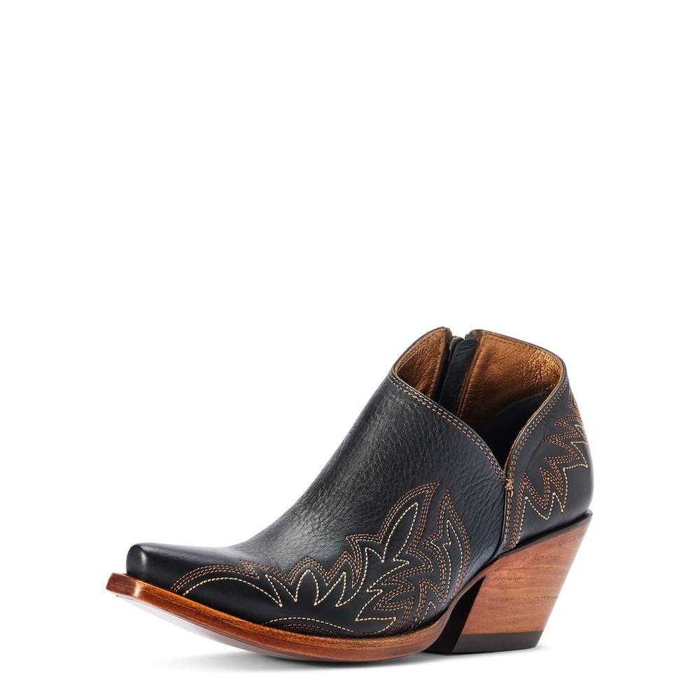 Ariat Black and Brown Ankle Booties